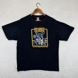 Breckenridge‎ Colorado Shirt Mens Large Black The Duck Co Star Wars Parody Tee